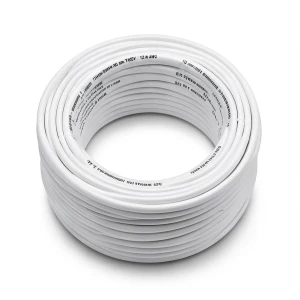 كابل نحاسي THHN/THWN معزول PVC قطر 8.8 مم 600 فولت 500 قدم أبيض | شركة الفنار