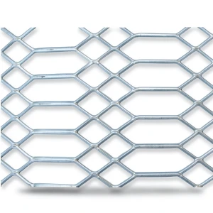 Hot Rolled Expanded Metal Jawhara Design Wire Diameter 1.7 mm Width 1.22 M Length 6 M