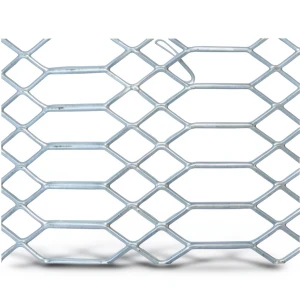 Hot Rolled Expanded Metal Sheet 1.7 mm Thickness, 1.22 M Width, 7 M Length, Jawhara Shape