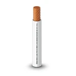كابل نحاسي THHN/THWN معزول PVC قطر 10.0 مم 600 فولت طول 500 قدم أبيض | شركة الفنار