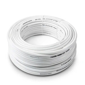 كابل نحاسي THHN/THWN معزول بمركب PVC قطر 11.9 مم 600 فولت 500 قدم أبيض | شركة الفنار