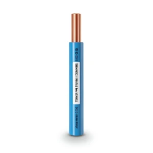 كابل نحاسي THHN/THWN معزول PVC 105 درجة مئوية قطر 2.7 مم 600 فولت طول 2500 قدم أزرق | شركة الفنار