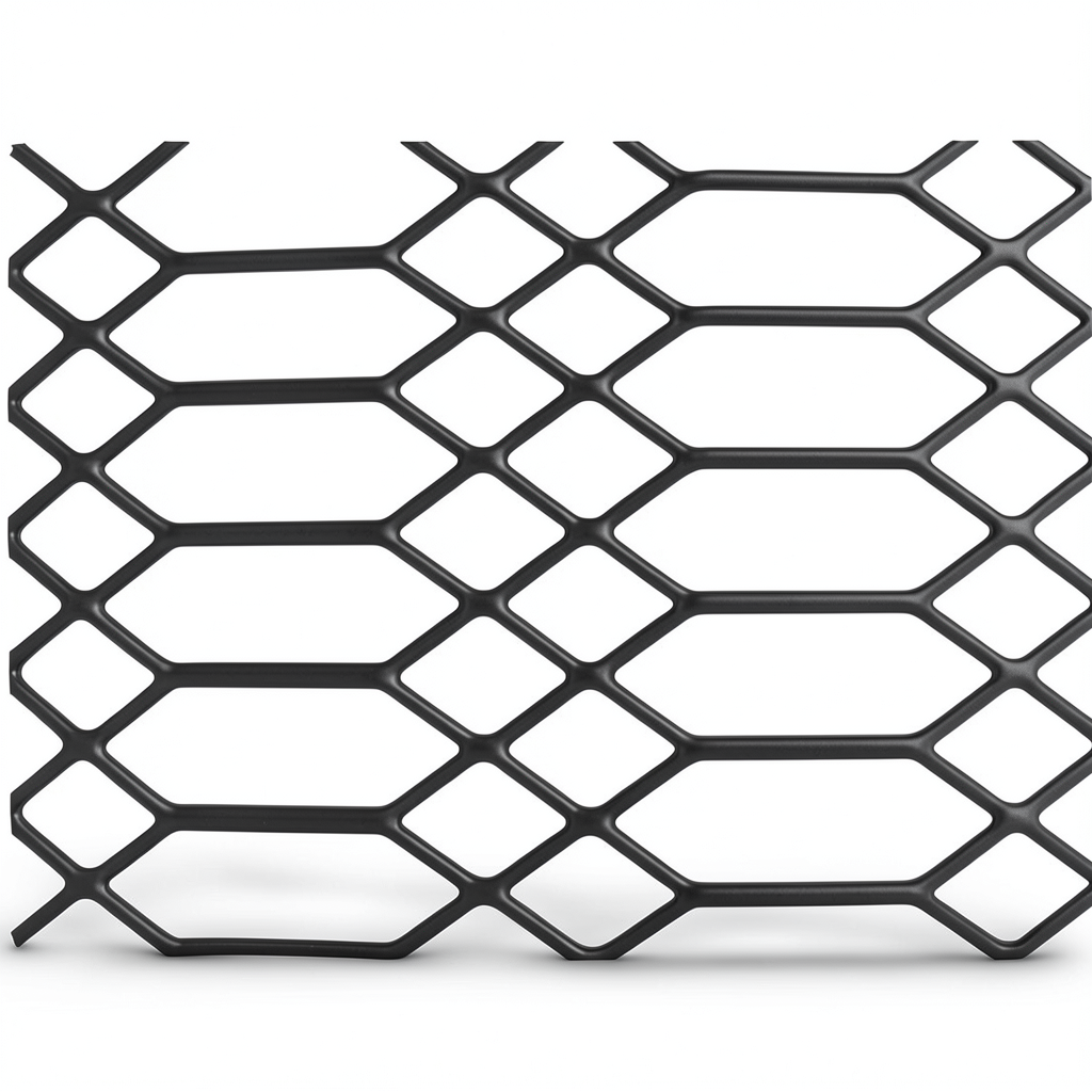 Hot Rolled Expanded Metal Jawhara Shape Thickness 1.5 mm Width 2.44 M Length 1 M