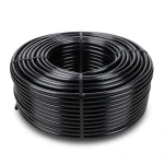 لفة HDPE ضغط 10 بار PE 80 قطر خارجي 40 مم SDR 33 لون اسود