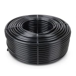 HDPE Plastic Coil Pipe Pressure 10 Bar PE 80, Outer Diameter 90 mm, Thickness 6.7 mm, Black
