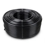 High Density Polyethylene Coil Pipe 10 Bar PE 80 Outer Diameter 110 mm SDR 33 Black