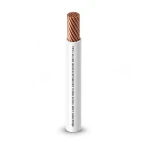 كابل نحاسي THHN/THWN معزول PVC 105 درجة مئوية قطر 9.3 مم 600 فولت طول 500 قدم أبيض | شركة الفنار