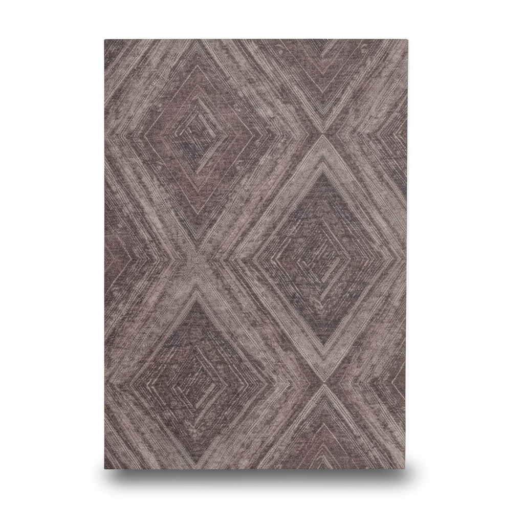 Spanish Wallpaper Brown Color Geometric Design, Size 10m x 0.53m