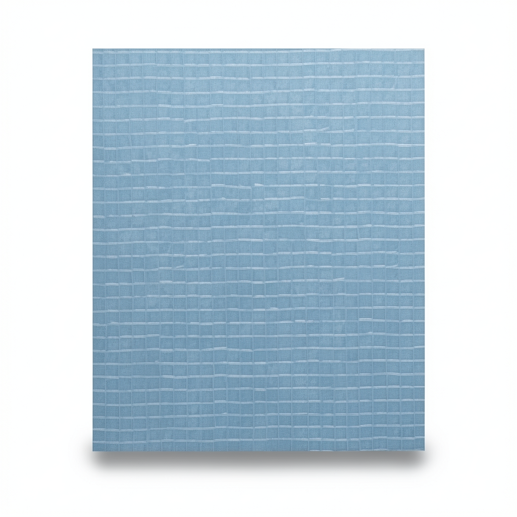 Patterned Wall Decoration 10m x 0.53m Blue Color, Model 49104