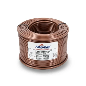 8 AWG Stranded Tinned Copper Electric Wire, PVC Insulated 105°C, Brown, 600V, 500ft | Asharqiyah Cables Company for Industry