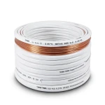 كابل نحاسي THHN/THWN معزول PVC 105 درجة مئوية قطر 9.3 مم 600 فولت طول 500 قدم أبيض | شركة الفنار