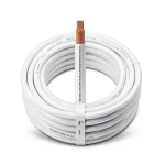 كابل نحاسي THHN/THWN معزول بمركب PVC قطر 11.9 مم 600 فولت 500 قدم أبيض | شركة الفنار