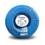 كابل نحاسي THHN/THWN معزول PVC 105 درجة مئوية قطر 3.0 مم 600 فولت طول 2500 قدم أزرق | شركة الفنار