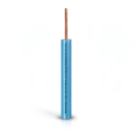 كابل نحاسي THHN/THWN معزول PVC 105 درجة مئوية قطر 2.7 مم 600 فولت طول 2500 قدم أزرق | شركة الفنار