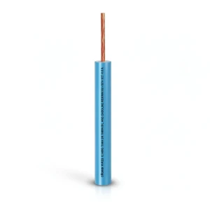 كابل نحاسي THHN/THWN معزول PVC 105 درجة مئوية قطر 2.7 مم 600 فولت طول 2500 قدم أزرق | شركة الفنار