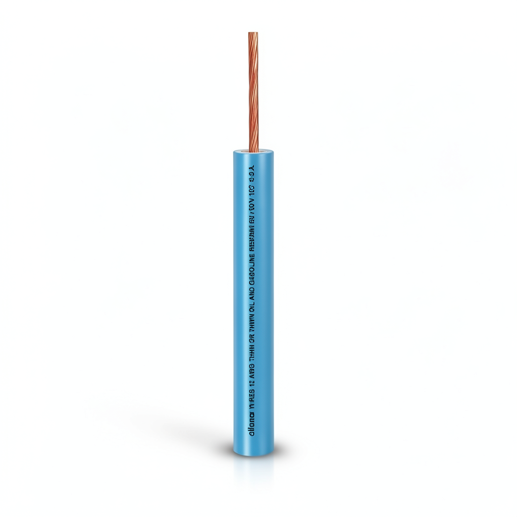 THHN/THWN Copper Cable PVC Insulation 105°C Diameter 2.7 mm 600 Volt 2500 Feet Blue | Al Fanar
