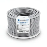 4 AWG Stranded Copper American Electric Wire PVC Insulation 105°C Gray 600V 500ft | Asharqiyah Cables Company for Industry