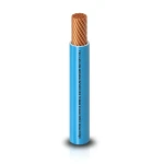 كابل نحاسي THHN/THWN معزول PVC 105 درجة مئوية قطر 4.4 مم 600 فولت 2500 قدم أزرق | شركة الفنار
