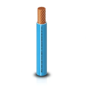 كابل نحاسي THHN/THWN معزول PVC 105 درجة مئوية قطر 4.4 مم 600 فولت 2500 قدم أزرق | شركة الفنار