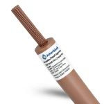 18 AWG Stranded Tinned Copper Wire, PVC Insulation 105°C, Brown, 600V, 2500ft | Asharqiyah Cables Company for Industry