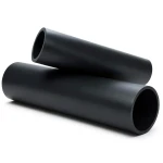 High Density Polyethylene Pipe 6 Bar Pressure PE 80, 900 mm Diameter SDR 33 Black