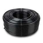 لفة أنابيب HDPE ضغط 10 بار PE 80، قطر خارجي 20 مم، سمك 1.8 مم، أسود