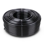 لفة HDPE ضغط 10 بار PE 80 قطر خارجي 40 مم SDR 33 لون اسود