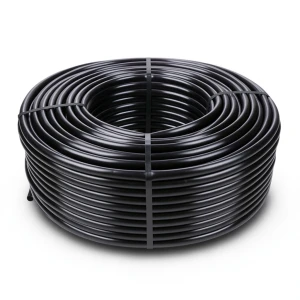 لفة HDPE ضغط 10 بار PE 80 قطر خارجي 40 مم SDR 33 لون اسود