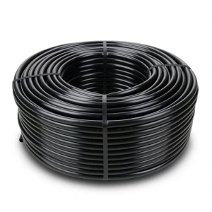 لفة انابيب بلاستيك HDPE ضغط 10 بار PE 80، قطر خارجي 50 ملم SDR 33، لون اسود