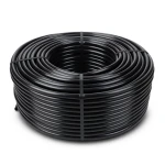 HDPE Coil Pipe Pressure 10 Bar PE 80, 63 mm OD, 4.7 mm Thickness, Black