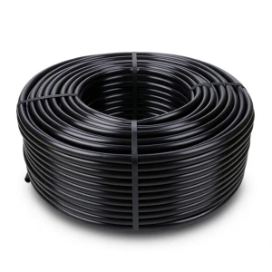 HDPE Plastic Coil Pipe Pressure 10 Bar PE 80, Outer Diameter 90 mm, Thickness 6.7 mm, Black