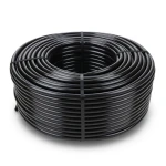 High Density Polyethylene Coil Pipe 10 Bar PE 80 Outer Diameter 110 mm SDR 33 Black