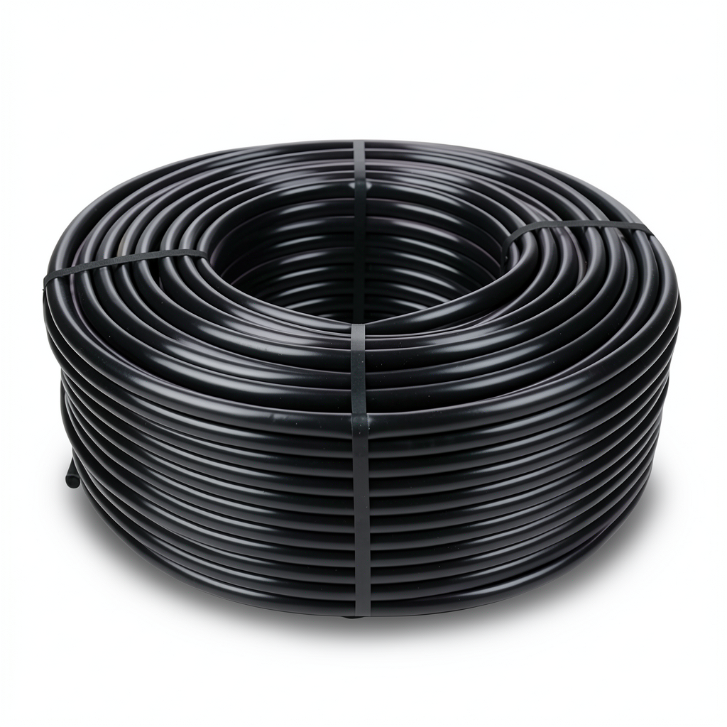 HDPE Coil Pipe Pressure 10 Bar PE 80, Outside Diameter 125 mm SDR 33, Black