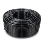 لفة أنابيب بلاستيك HDPE ضغط 4 بار PE 100 قطر خارجي 75 مم سمك 1.9 مم لون أسود