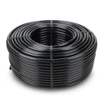 High Density Polyethylene Coil Pipe PN 4 Bar PE 100, 90 mm OD, 2.2 mm Thickness, Black