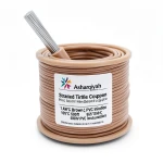 1 AWG Stranded Tinned Copper Wire PVC Insulation 105°C Brown 600V 500ft | Asharqiyah Cables Company for Industry