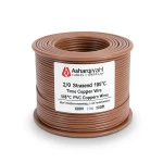 2/0 AWG Stranded Tinned Copper Wire, PVC Insulation 105°C, Brown, 600V, 500ft | Asharqiyah Cables Company for Industry
