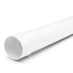 أنابيب UPVC ضغط 25 بار (SDR 11) مقاس 160 ملم سماكة 14.6 ملم لون أبيض