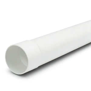 مواسير بلاستيك UPVC ضغط 25 بار SDR 11 مقاس 180 مم سمك 16.4 ملم لون أبيض