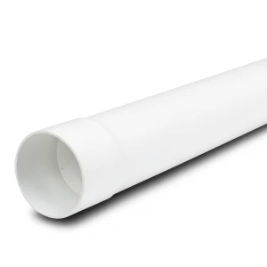 مواسير UPVC ضغط 25 بار (SDR 11) مقاس 200 ملم سماكة 18.2 مم لون أبيض