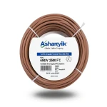 16 AWG Stranded Tinned Copper Electric Wire, PVC Insulated 105°C, Brown, 600V, 2500 Ft | Asharqiyah Cables Company for Industry