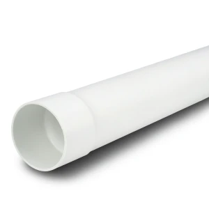 أنابيب بلاستيك UPVC ضغط 12 بار مقاس 1/4 1 إنش سمك 2.7 مم لون أبيض