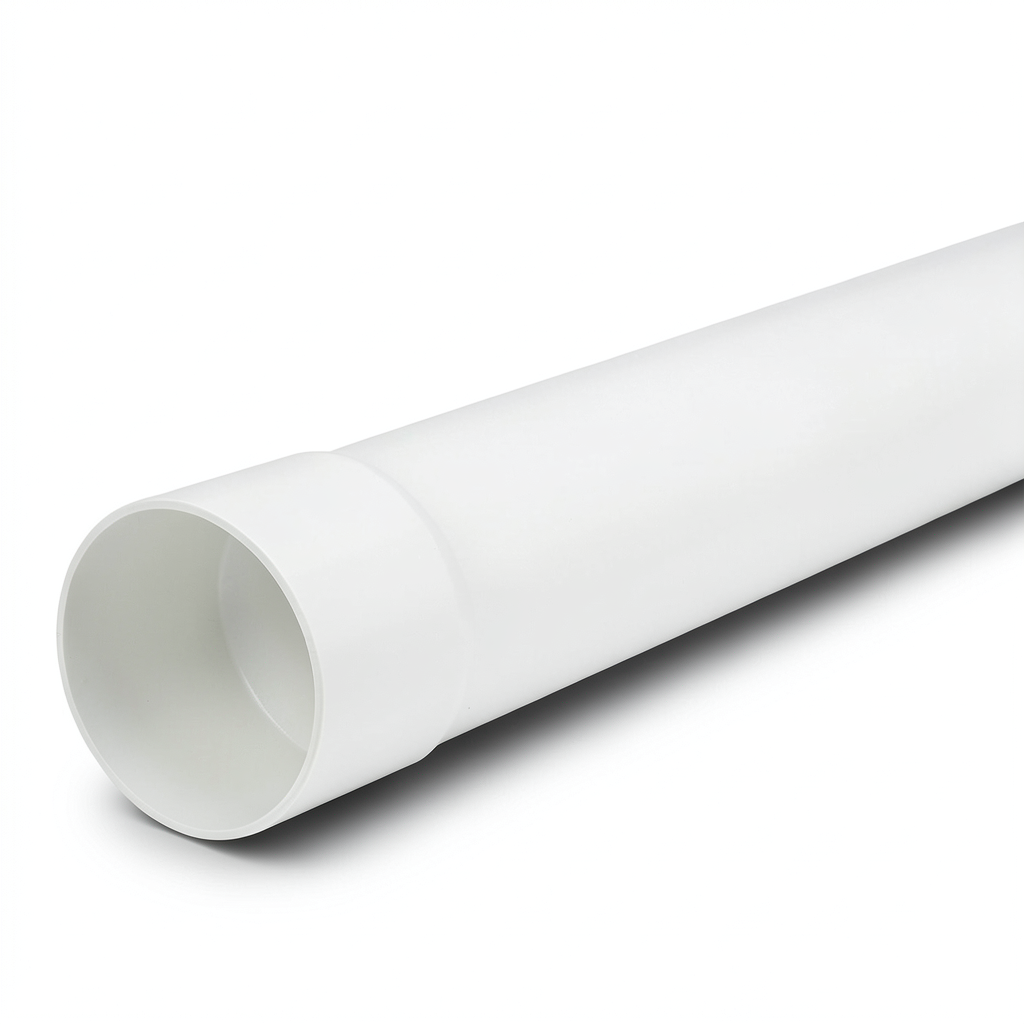 UPVC Pipe PN 12 Bar Size 1 1/2 inch Thickness 3 mm White Color