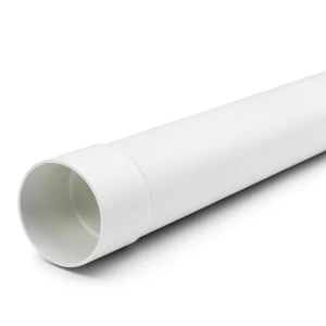 مواسير بلاستيك UPVC ضغط 12 بار مقاس 2 إنش سمك 3.7 ملم لون أبيض
