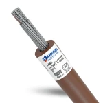 لفة سلك نحاس مجدول 6 AWG مطلي بالقصدير، عزل PVC 105°C، بني، 600 فولت، طول 500 قدم | شركة كابلات الشرقية للصناعة
