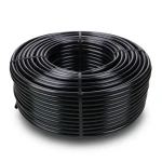 لفة HDPE ضغط 10 بار PE 80 قطر خارجي 40 مم SDR 33 لون اسود