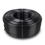 HDPE Plastic Coil Pipe Nominal Pressure 10 Bar PE 80, Outside Diameter 50 mm SDR 33, Black