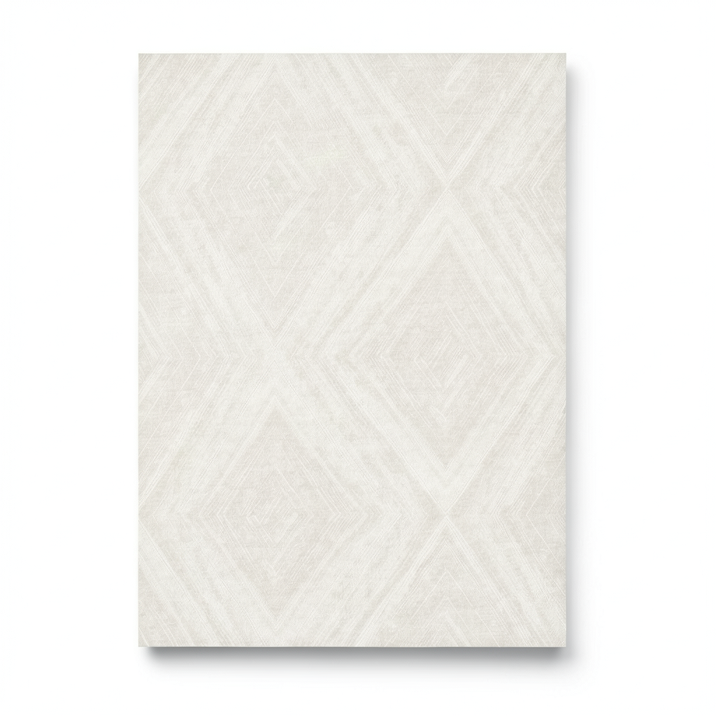 Spanish Wallpaper Pale Beige Color Geometric Design, Size 10mx0.53m, Model 1100-3