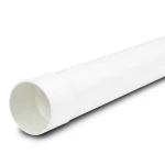 أنابيب UPVC ضغط 25 بار (SDR 11) مقاس 160 ملم سماكة 14.6 ملم لون أبيض