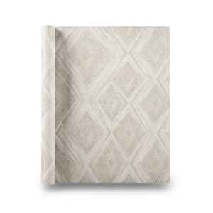 Spanish Wallpaper Geometric Design Beige Color, Size 10m x 0.53m, Model 1100-4